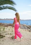 Vară pantaloni™ MAMBO neon pink femei