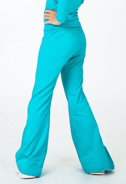 Pantaloni JAMAICA verde-turcoaz